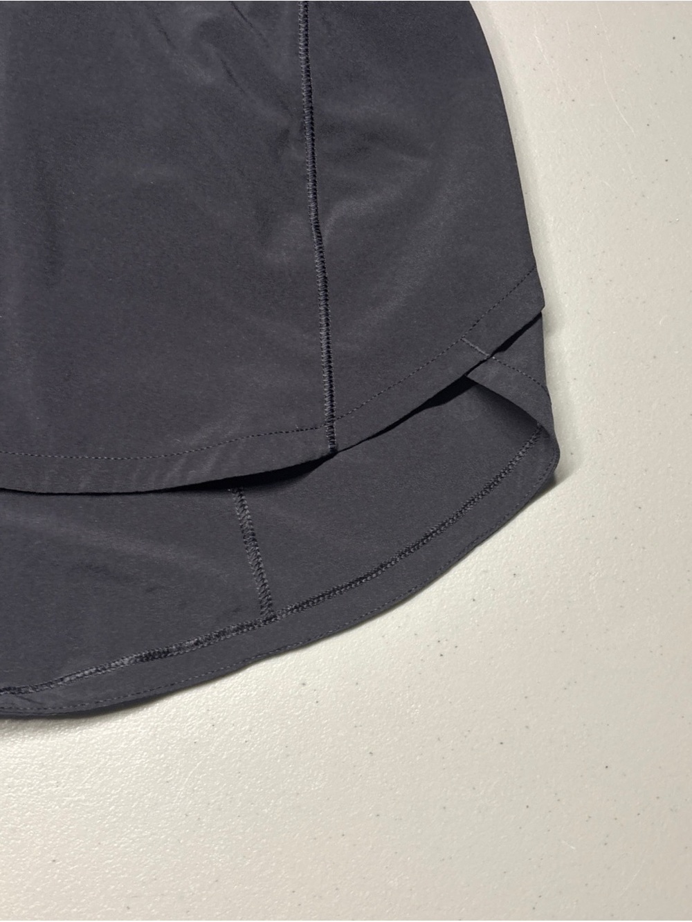 Lululemon Speed Up High-Rise Lined Shorts Womens 10 Black LW7AYMT Running - Picture 3 of 9